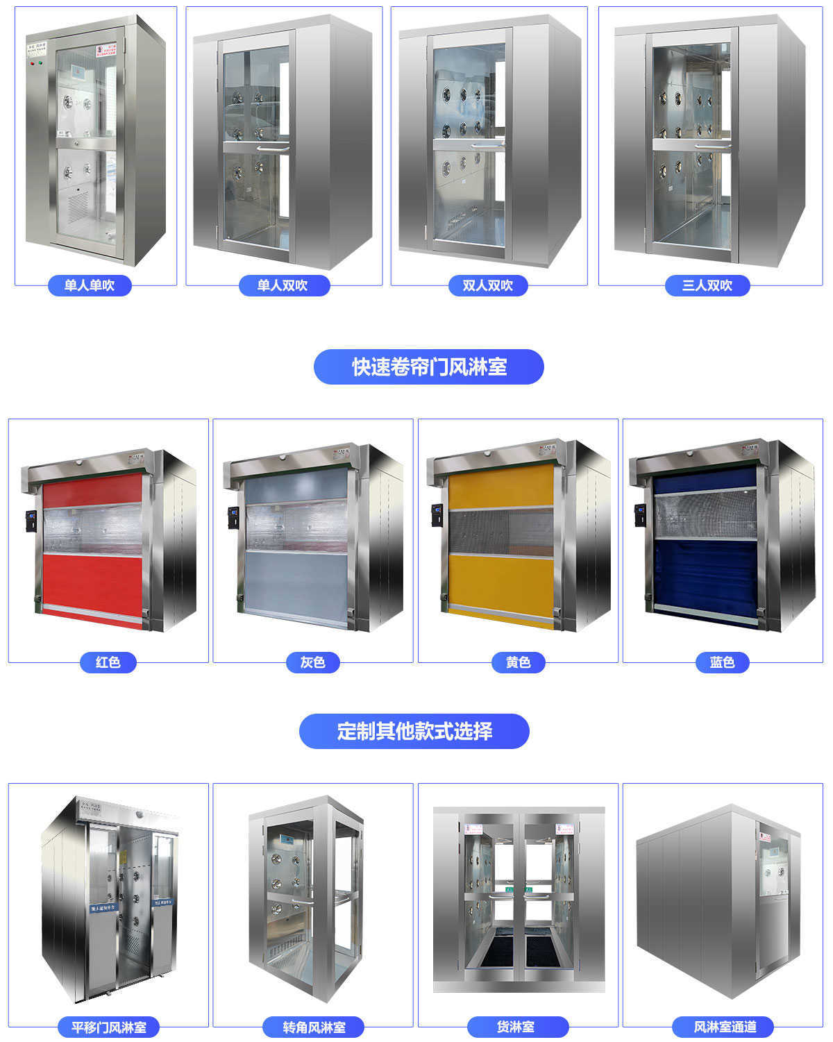 營口光伏單人單吹風(fēng)淋室