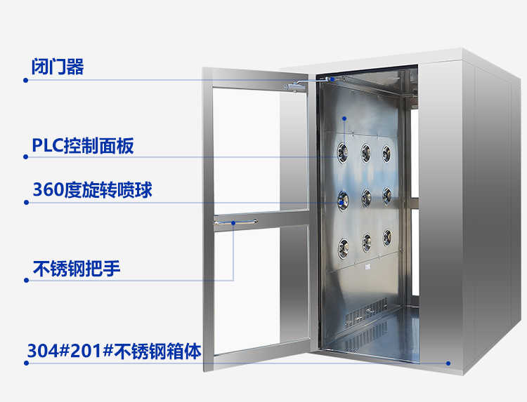 遵化鋼板多人吹淋室