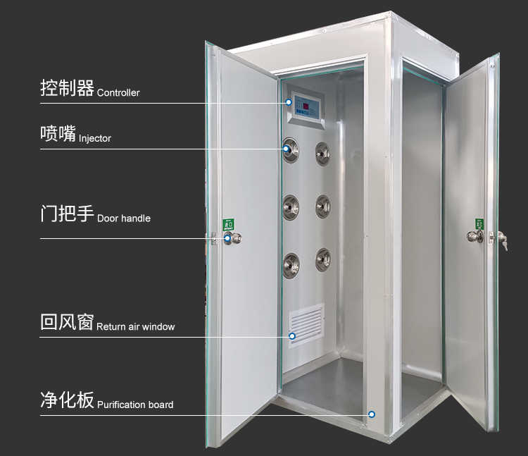 榆樹(shù)201不銹鋼單面吹風(fēng)風(fēng)淋房