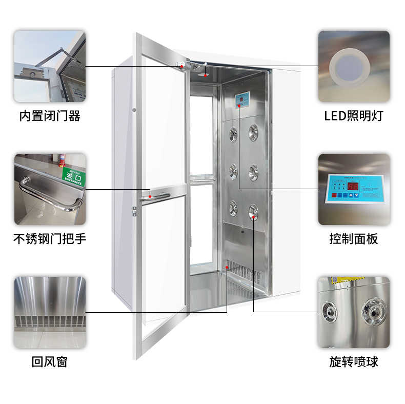 滎陽拐角雙人三吹風(fēng)淋門