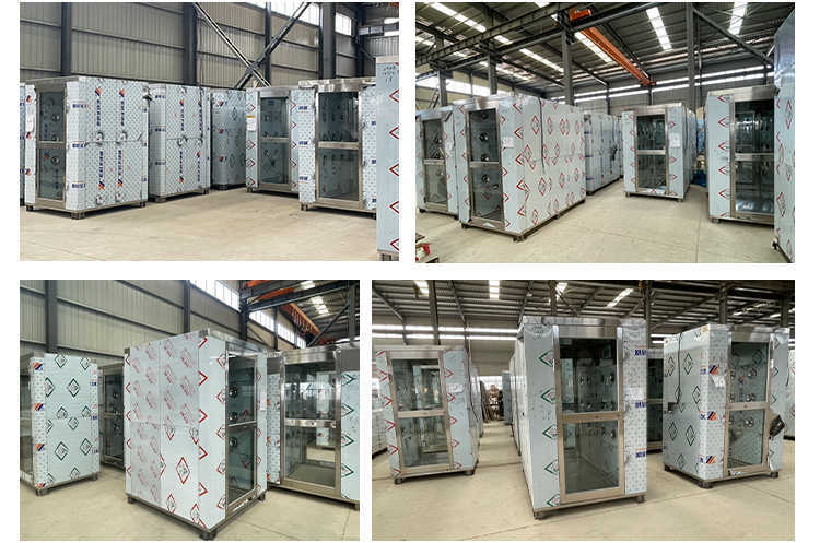 高密物料左右自動感應吹淋風淋房