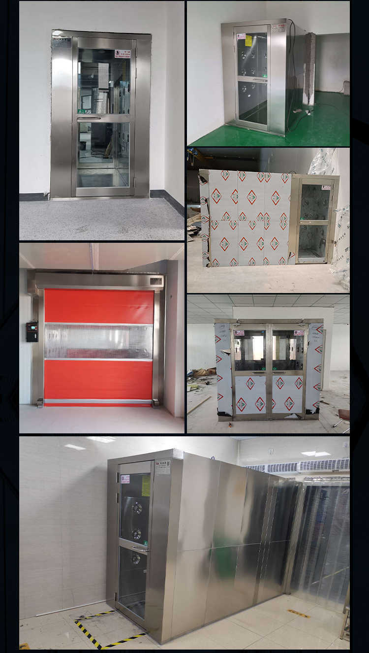 二連浩特快速卷簾門雙人雙吹風(fēng)淋室