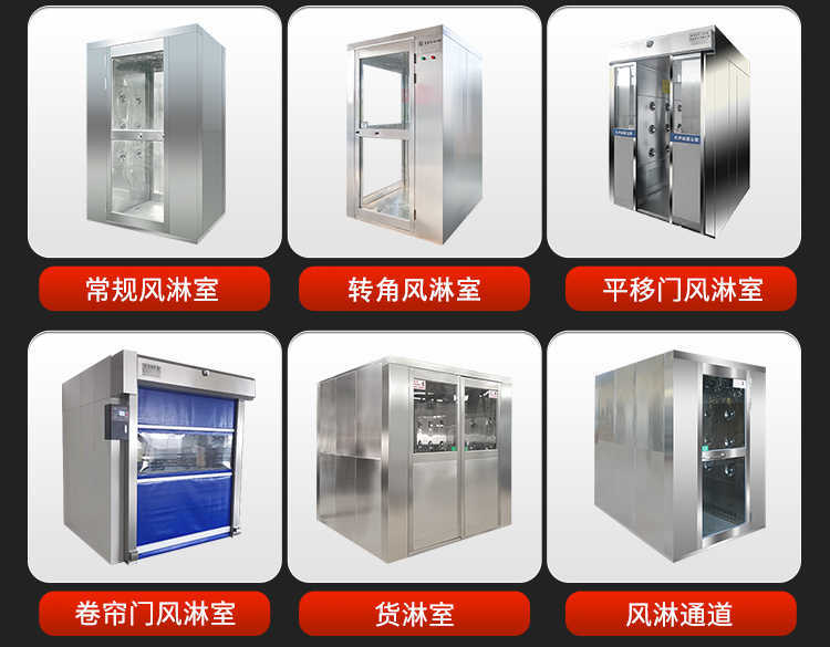 諸城工業(yè)廠房左右自動感應(yīng)吹淋風(fēng)淋門