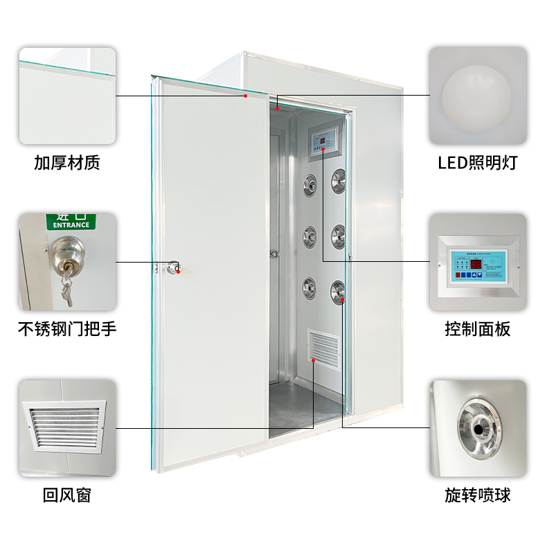 彩鋼板三人雙吹風(fēng)淋室