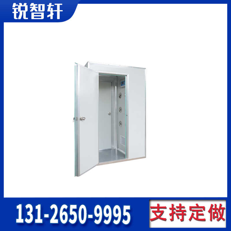 商丘卷簾門雙人三吹潔凈風(fēng)淋室